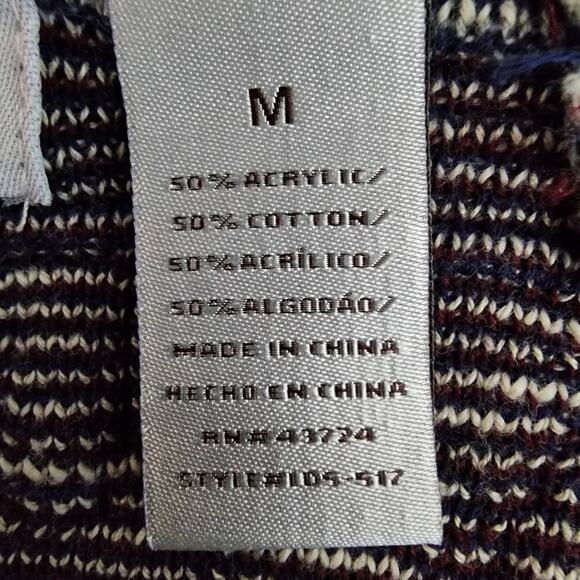 Le Moda Southwestern Aztec Print Multi-Color Cardigan | Women's Medium - Picture 11 of 12